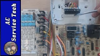 Wiring a Heat Pump Thermostat to the Air Handler and Outdoor Unit Functions Terminals Colors [upl. by Meghann]