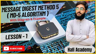 Message Digest Method 5  MD5 Algorithm Diagram with Example in Hindi amp Urdu [upl. by Netsrijk]