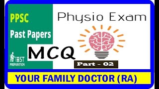 PPSC past papers physio therapist physio paper physiotherapist questions [upl. by Harbison879]