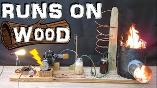 How to Make a Generator that Runs on Wood wood gas gasifier Experiment [upl. by Jc]