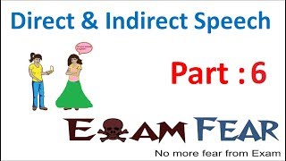 English Grammar Direct Indirect Speech English Part 6 Direct to indirect  Imperative Sentences [upl. by Freeborn]