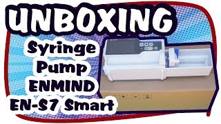 Unboxing Syringe Pump ENMIND ENS7 Smart  Distributor Alat Kedokteran Indonesia [upl. by Dlarej]