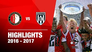 FEYENOORD LANDSKAMPIOEN  Highlights Feyenoord  Heracles Almelo  Eredivisie 20162017 [upl. by Tserof]