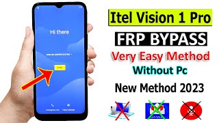 Itel Vision 1 Pro Frp Bypass New Method 2023  Google Lock Bypass Android 10  Itel L6502 FRP Unlock [upl. by Engis]