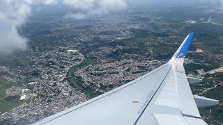 Aproximação e pouso no Aeroporto Internacional de RecifeGuararapes [upl. by Wenoa428]