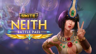 SMITE  Neith Battle Pass  Available Now [upl. by Lenrow914]