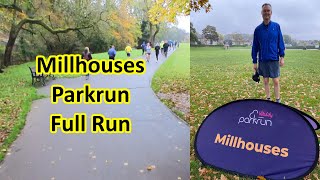 Millhouses Park Parkrun Full Run [upl. by Frankie]