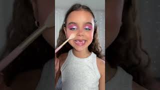 Barbie Makeup Transformation  Makeup By 6 Year Old Kassie [upl. by Adnawad612]