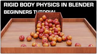 Rigid body physics in Blender  Beginners tutorial [upl. by Debbra723]