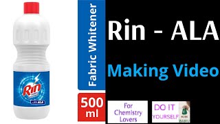 Rin  ALA Fabric Whitener Making Video [upl. by Budwig70]