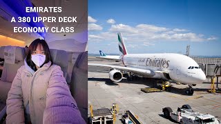 Emirates A380 Upper Deck Economy Class [upl. by Yreffej]