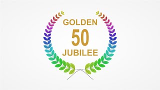 Golden Jubilee 50 Years Logo Design In CorelDRAW [upl. by Hseham]