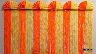 Orange Birthday Party Decoration  Summer Party Decor  Diwali Decoration Ideas [upl. by Airottiv]