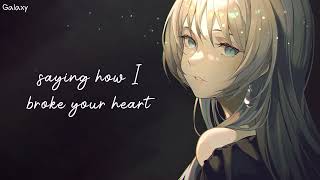 「Nightcore」→ Only Broken Heart  Lyrics [upl. by Amla]