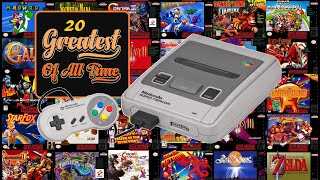 The 20 Greatest Super Nintendo Games Of AllTime [upl. by Enoek502]