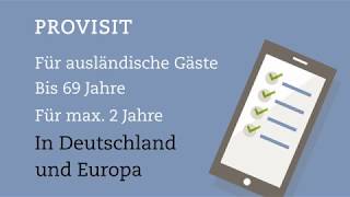 PROVISIT  Versicherung für ausländische Gäste in Deutschland und Europa [upl. by Odlonyer]