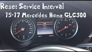 How to Reset Service Interval 2016 Mercedes Benz GLC300 20152017 [upl. by Yelknirb]