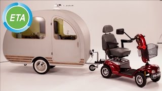 QTvan mobility scooter caravan [upl. by Felipa]