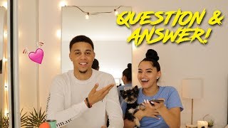 GIRLFRIEND QampA PART 1  KBURTON amp THEEREALKARLAJ [upl. by Cahn]