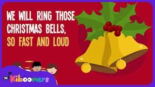 Ring Those Christmas Bells Lyric Video  The Kiboomers Preschool Songs amp Nursery Rhymes [upl. by Gnous]