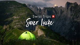 Wild camping Switzerland  Saxerlücke Alpstein [upl. by Muhcan]