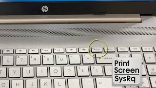 How to take a screenshot on HP laptop Windows 10 [upl. by Arocet]