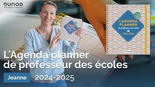 Agenda planner de professeur des écoles 20242025 [upl. by Suhsoj283]