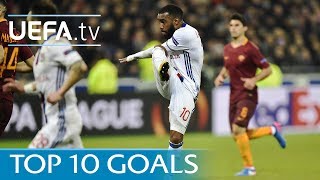 UEFA Europa League 201617  Top ten goals [upl. by Affer]