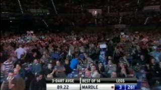 Premier League Darts 2008  Week 9  Wayne Mardle v Peter Manley pt 2 [upl. by Amikan]