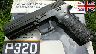 Sig Sauer P320 Air Pistol  Full Review amp Range Test [upl. by Ynatsed]