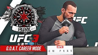 UFC 3 Career Mode  Ep 3  THE KO KING CM Punk GOAT Career 3 [upl. by Soisinoid72]