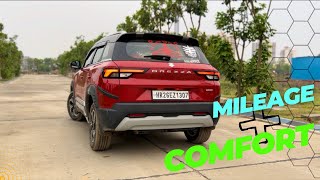 Brezza smart hybrid 2023 fully detailed review in hindi  Best mileage with comfort😍 [upl. by Aerdnaek]