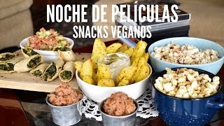 SNACKS VEGANOS PARA NOCHE DE PELIS  VIDA VEGANA [upl. by Atiuqihs]