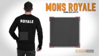 Mons Royale Original Base Layer Top  Merino Wool Long Sleeve For Men [upl. by Caffrey]