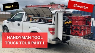 Stupid Long Handyman Tool Truck Tour Part 1 [upl. by Glass]