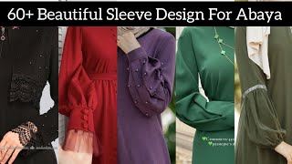 60 Modern Abaya Sleeves Design 2024  Borka Sleeve Design  Stylish Abaya with Botton Lace amp Frill [upl. by Yousuf]