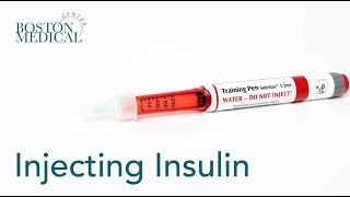 How to Inject Insulin with a Pen and Pen Needle [upl. by Alyl729]