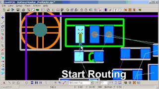 ZenitPCB Route Monoface pcb 1 [upl. by Cirtemed]