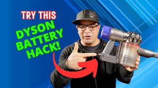 Try This Dyson Vacuum Battery Hack diy powertools [upl. by Donnie770]