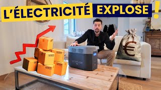 ECOFLOW  Une SOLUTION face à la FLAMBÉE des PRIX de lÉLECTRICITÉ  EcoFlowTech  FamilyRoss [upl. by Aneladgam298]