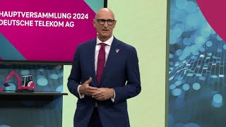 Hauptversammlung Deutsche Telekom 2024  Rede CEO Tim Höttges [upl. by Aihseket486]