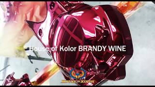 バイクパーツにHouse of Kolor F66 amp Brandy Wineをペイントしてみました！ 綺麗感半端ないーーーーー！！！ [upl. by Nev]