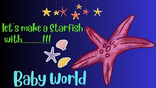 How to draw Starfish  Draw and Color a Starfish [upl. by Deehsar]