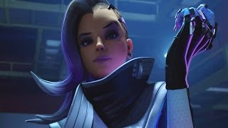 OVERWATCH Sombra Animated Short and Infiltration Short [upl. by Atauqal798]