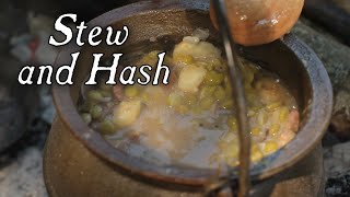 Soup Stew and Hash  18th Century Soldier Cooking [upl. by Gadmon]