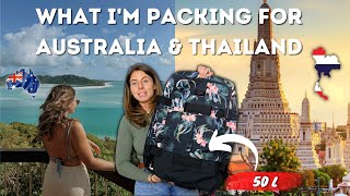 Pack With Me for Thailand and Australia [upl. by Celestine]