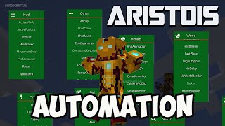 Cheats for Minecraft 1213  Aristois cheats 1213 REVIEW  EP 04 Auto Cheats 121X [upl. by Atiuqcir323]