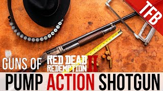 The Real Guns of Red Dead Redemption 2 Pump Action Shotgun [upl. by Haidebez]