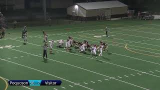 Poquoson Varsity Football vs Southampton High [upl. by Magel]