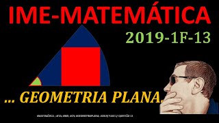 IME  2019  FASE 1  Questão 13  MATEMÁTICA Questão Resolvida de GEOMETRIA PLANASIL216 [upl. by Bradley]